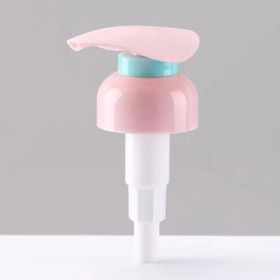 병을 위한 펌프 스크루를 분배하는 28/410 분홍색 28 밀리미터 플라스틱 로션